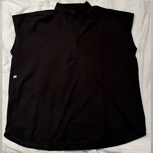 Figs XS Rafaela Black Scrub Top